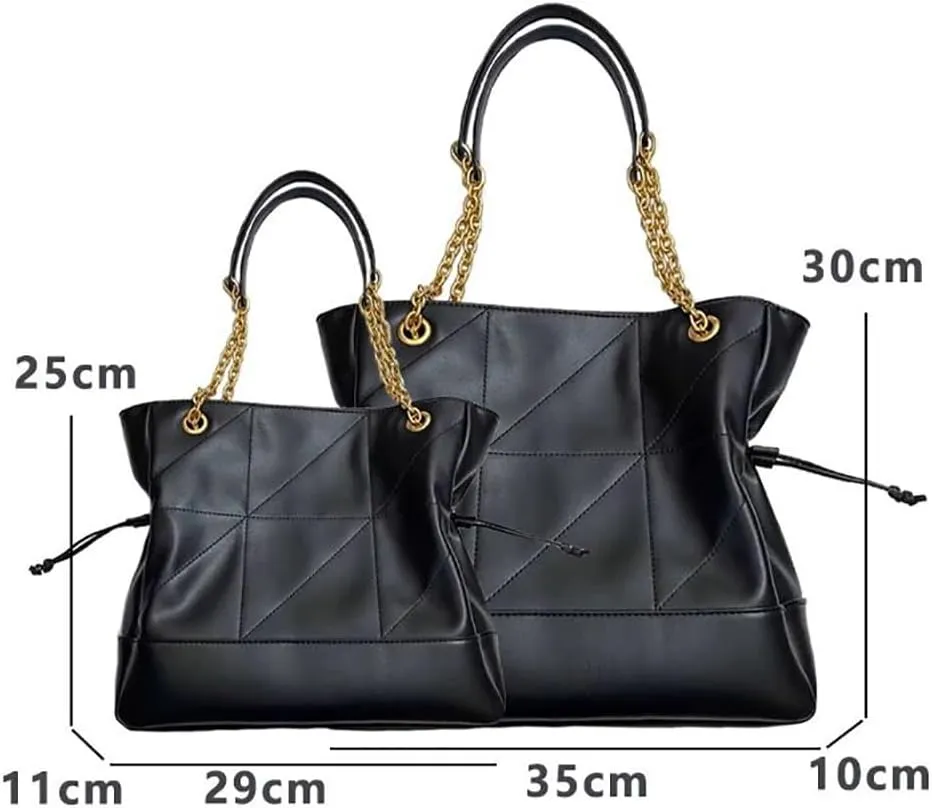EvaLuLu Leather Quilted Bag
