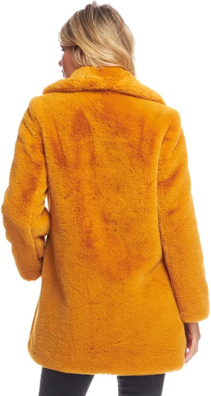 Fabulous-Furs Donna Salyers Cherry Faux Fur Le Mink Jacket