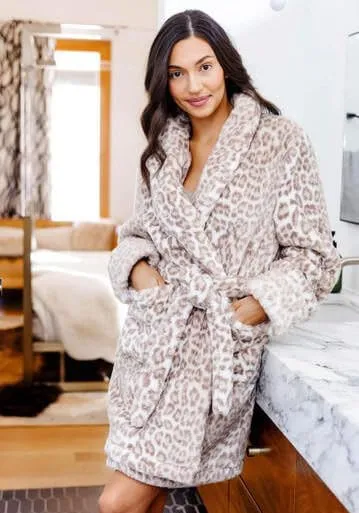 Fabulous-Furs Donna Salyers Faux Fur Cozy Robe
