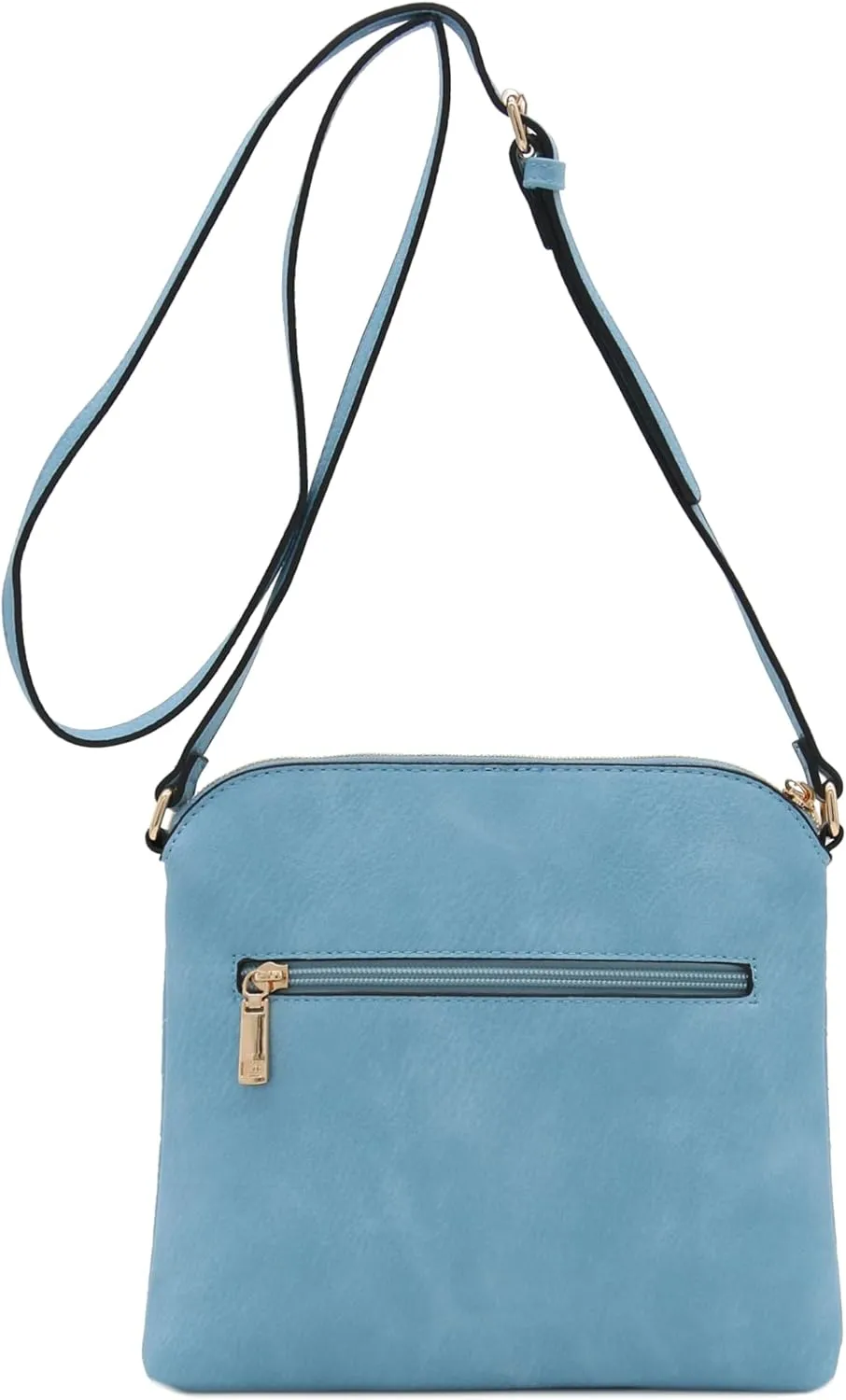 FashionPuzzle Chevron Quilted Medium Crossbody Bag with Tassel Accent