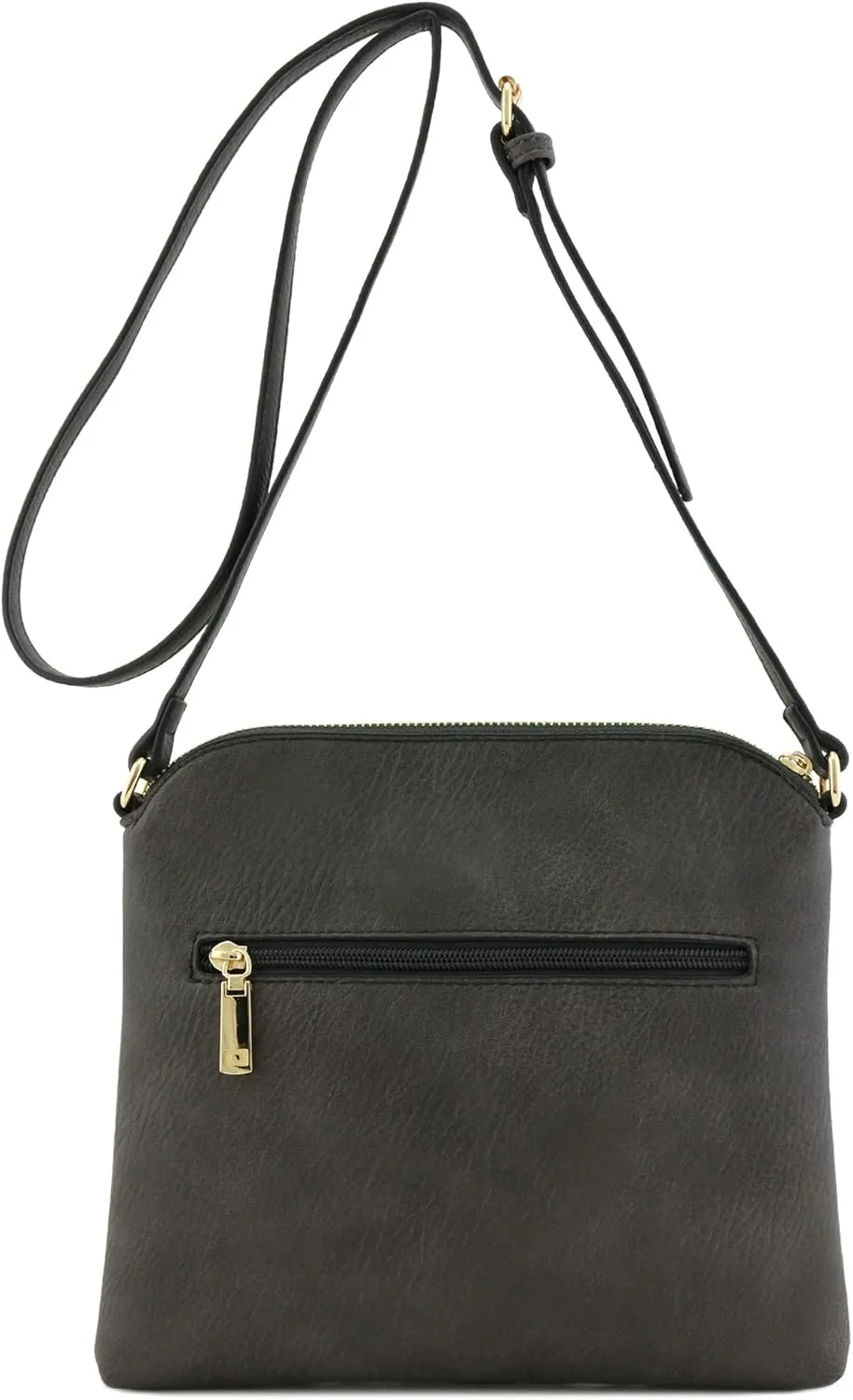 FashionPuzzle Chevron Quilted Medium Crossbody Bag with Tassel Accent