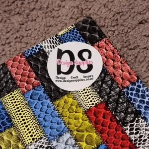 Faux Leather - Patchwork