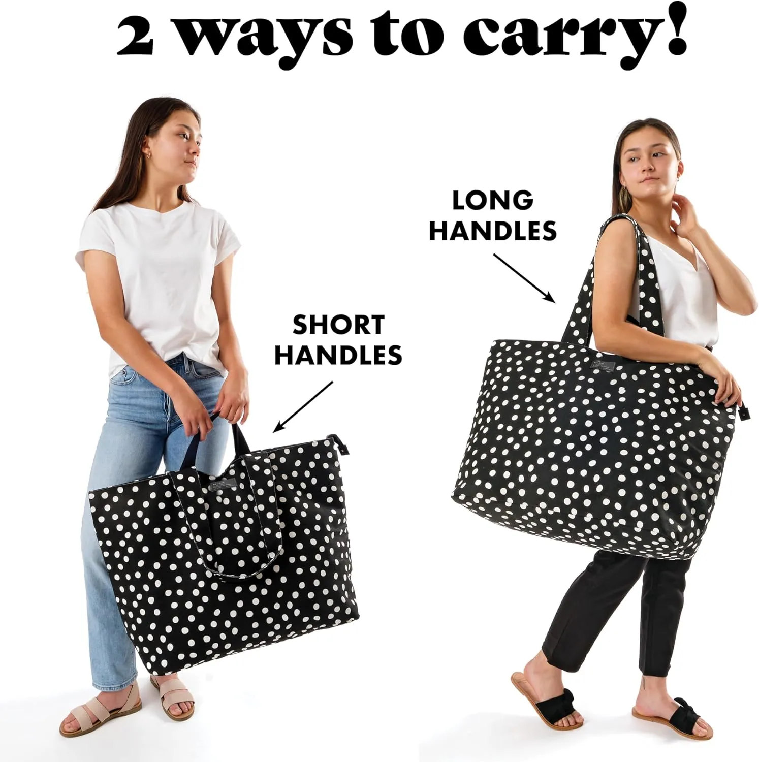 Fit & Fresh Large Beach Bag for Women - Extra Large Travel Tote With Pockets