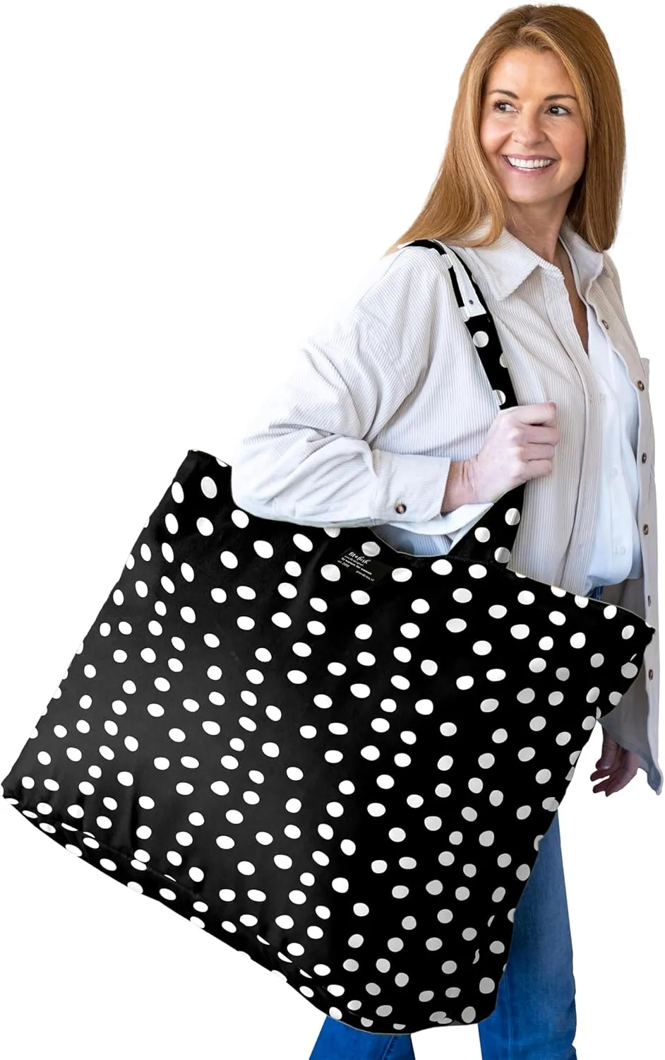 Fit & Fresh Large Beach Bag for Women - Extra Large Travel Tote With Pockets