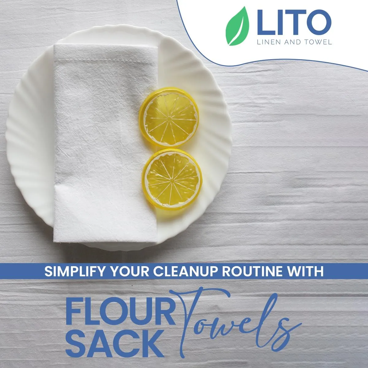 Flour Sack Towels – 100% Cotton, 28x28 Inches, Highly Absorbent, Embroidery-Ready Tea Towels for Kitchen & Crafts, Farmhouse Decor, Pack of 12 White