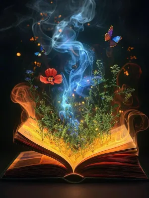 Flower Diamond Painting Book Diamond Art Kits for Adults, DIY 5D Gem Art Painting Kit Square Full Drill Crystal Dots Embroidery Pictures Crafts, Home Wall Decor Gifts, Hobbies for Women 20x28in -6wW