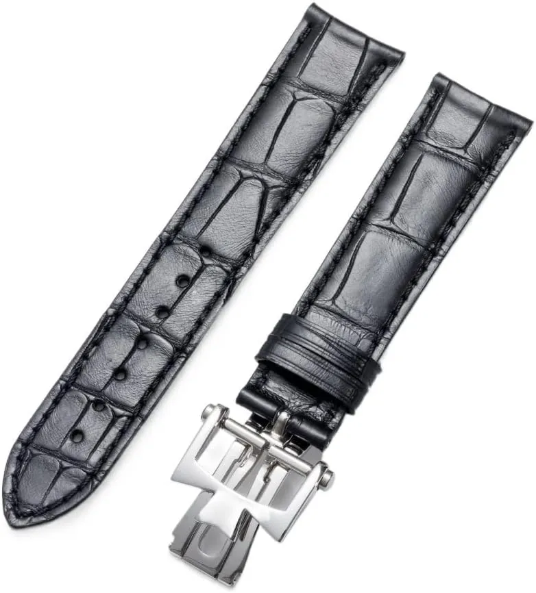For Vacheron Constantin Strap Leather Men's Women's Original VC Inheritance Art Master Wu Lu Crocodile Leather Watch Strap