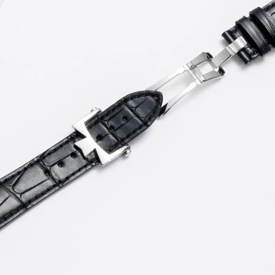 For Vacheron Constantin Strap Leather Men's Women's Original VC Inheritance Art Master Wu Lu Crocodile Leather Watch Strap