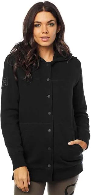 Fox Women's Rage Sherpa Lined Snap Front Long Sweatshirt