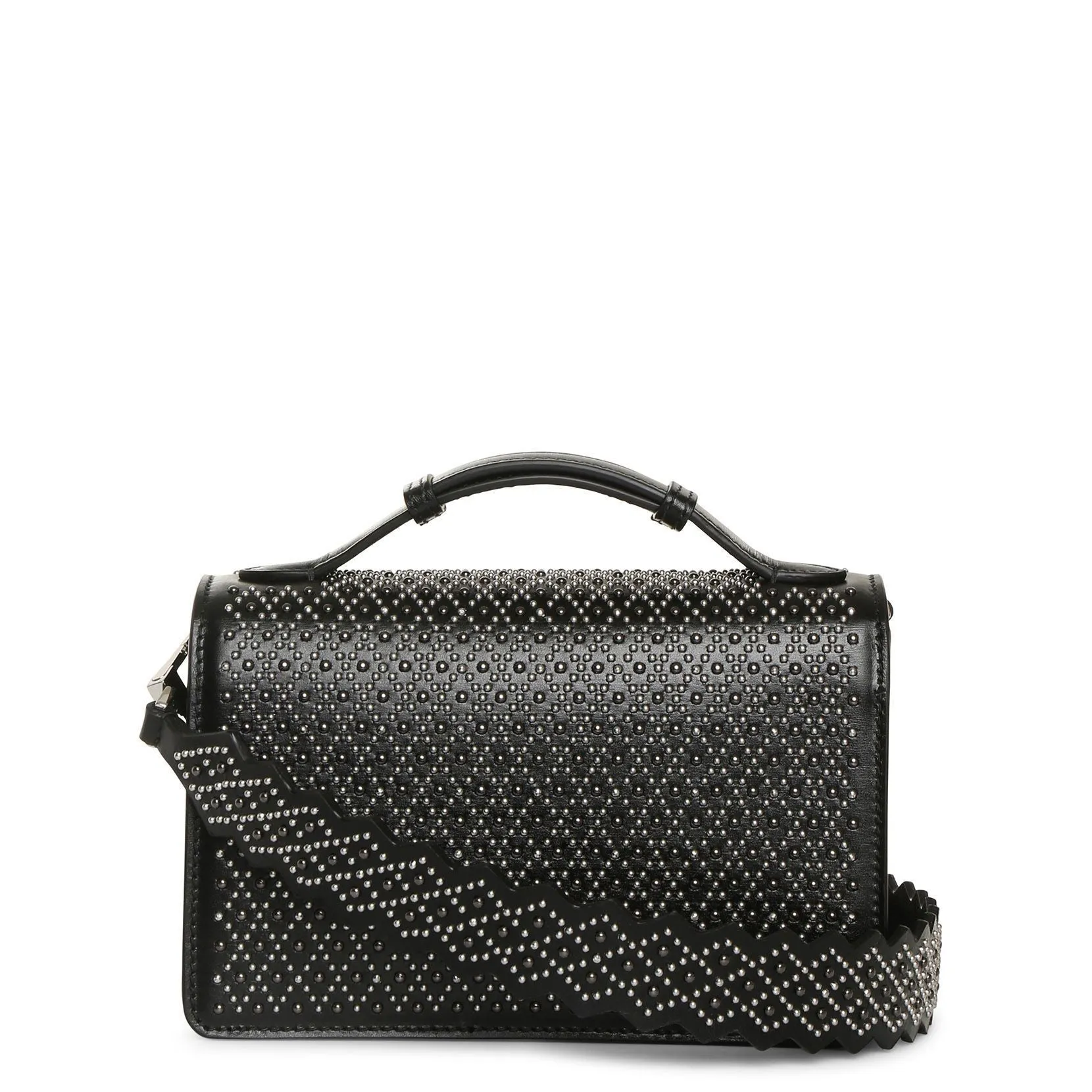 Franca Small black studded bag