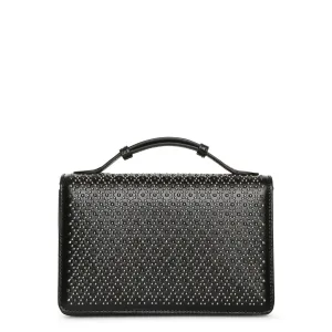 Franca Small black studded bag