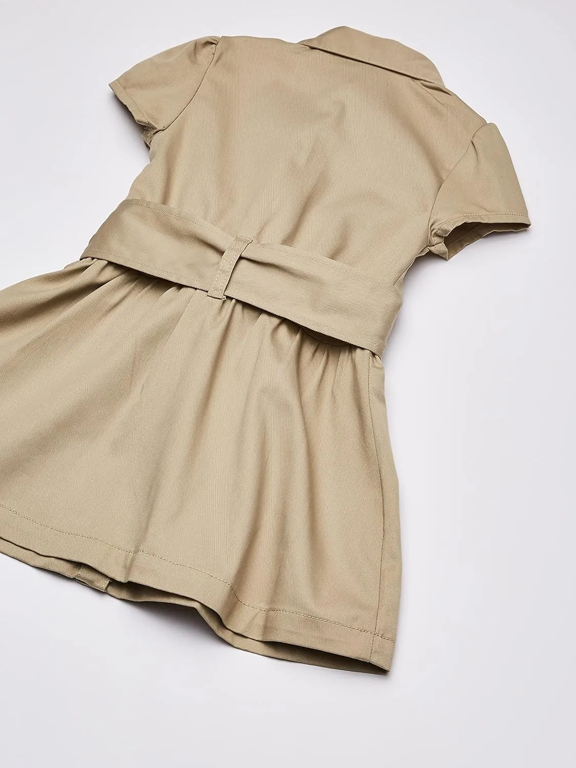 French Toast Girls' Twill Safari Shirtdress