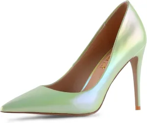 FSJ Women Fashion Pointed Toe Stiletto High Heel Pumps Slip On Gradient Bridal Party Dress Shoes Size 4-15 US