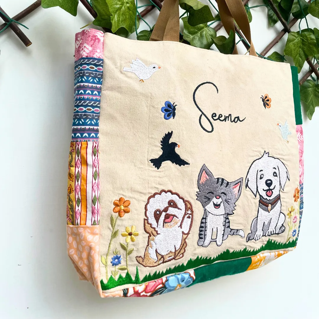 Furry Friends Tote Bag