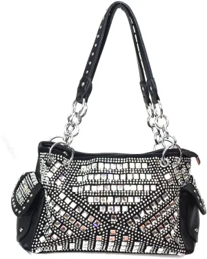 Gem Studded Rhinestone Concealed and Carry Purse