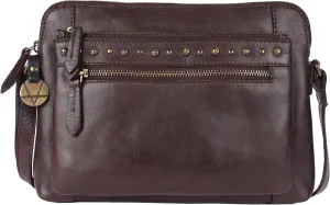 Genuine Italian Leather Boho Studded Shoulder Sling Bag - Stylish, Durable, & Perfect for Everyday Use for women
