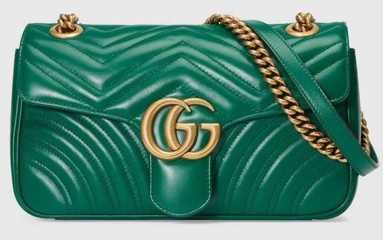 GG Marmont Matelass̩ Shoulder Bag - Black, Dusty Pink, Green