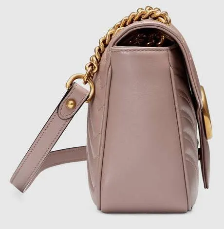 GG Marmont Matelass̩ Shoulder Bag - Black, Dusty Pink, Green