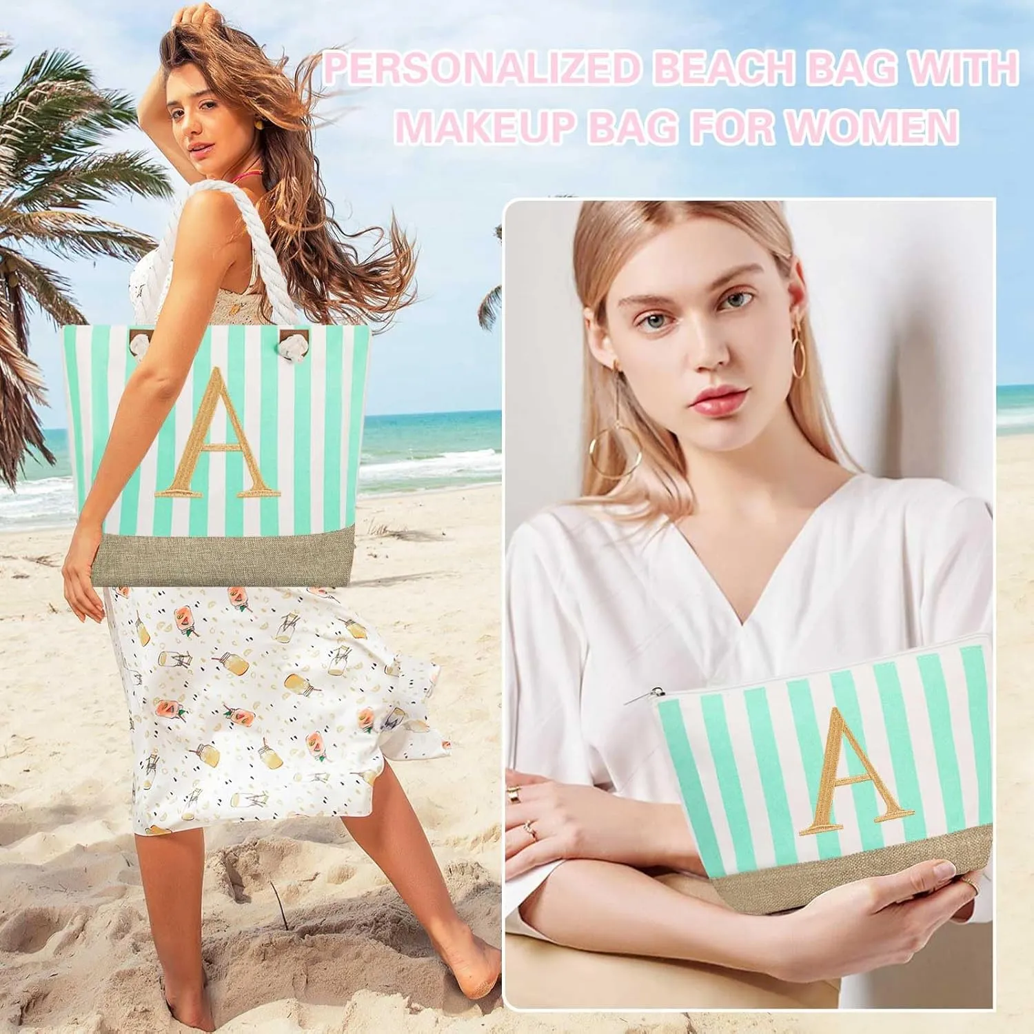 GhvyenntteS Mothers Day Gifts for Mom - Mama Bag, Mama Tote Bag with Zipper, Beach Bag, Birthday Gifts for Women Mom Grandma Wife Nana Mimi Gigi Nurse Teacher Friend