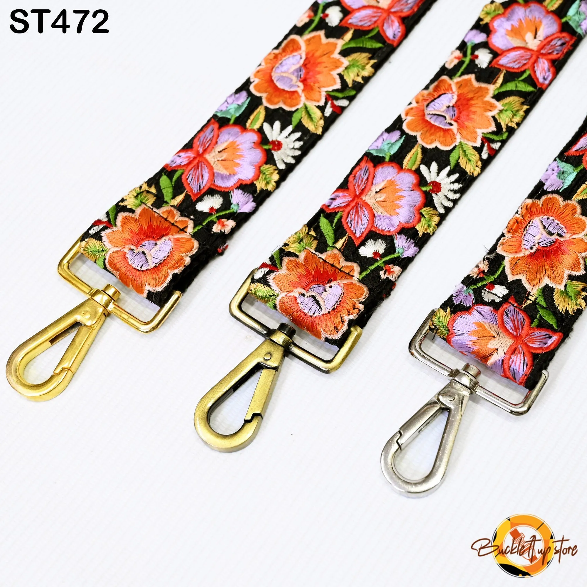 Gift Canvas Sling Bag Strap Purse Strap Embroidery Custom Messenger Crossbody Strap Handbag Embroidered Replacement Strap Boho Guitar Strap