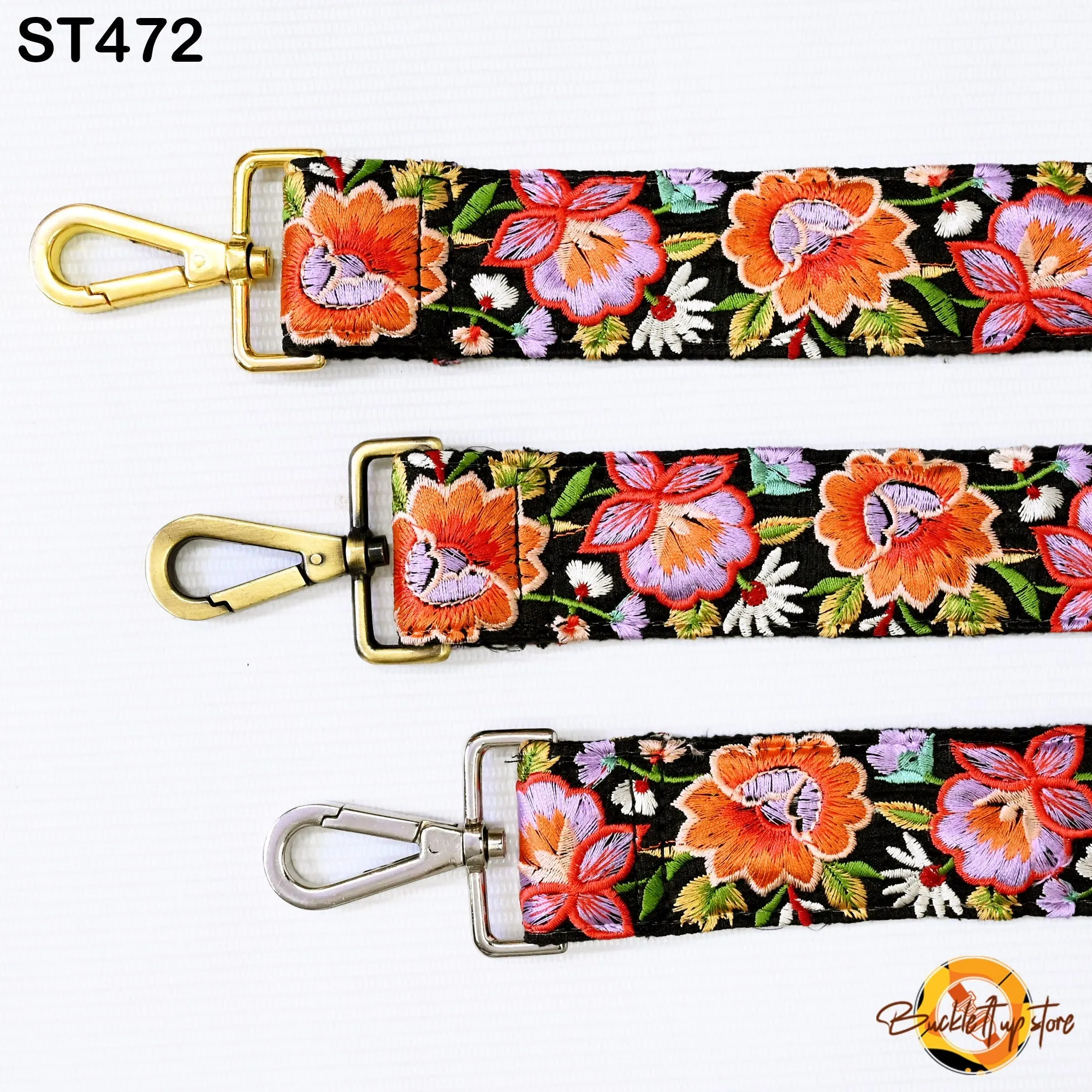 Gift Canvas Sling Bag Strap Purse Strap Embroidery Custom Messenger Crossbody Strap Handbag Embroidered Replacement Strap Boho Guitar Strap
