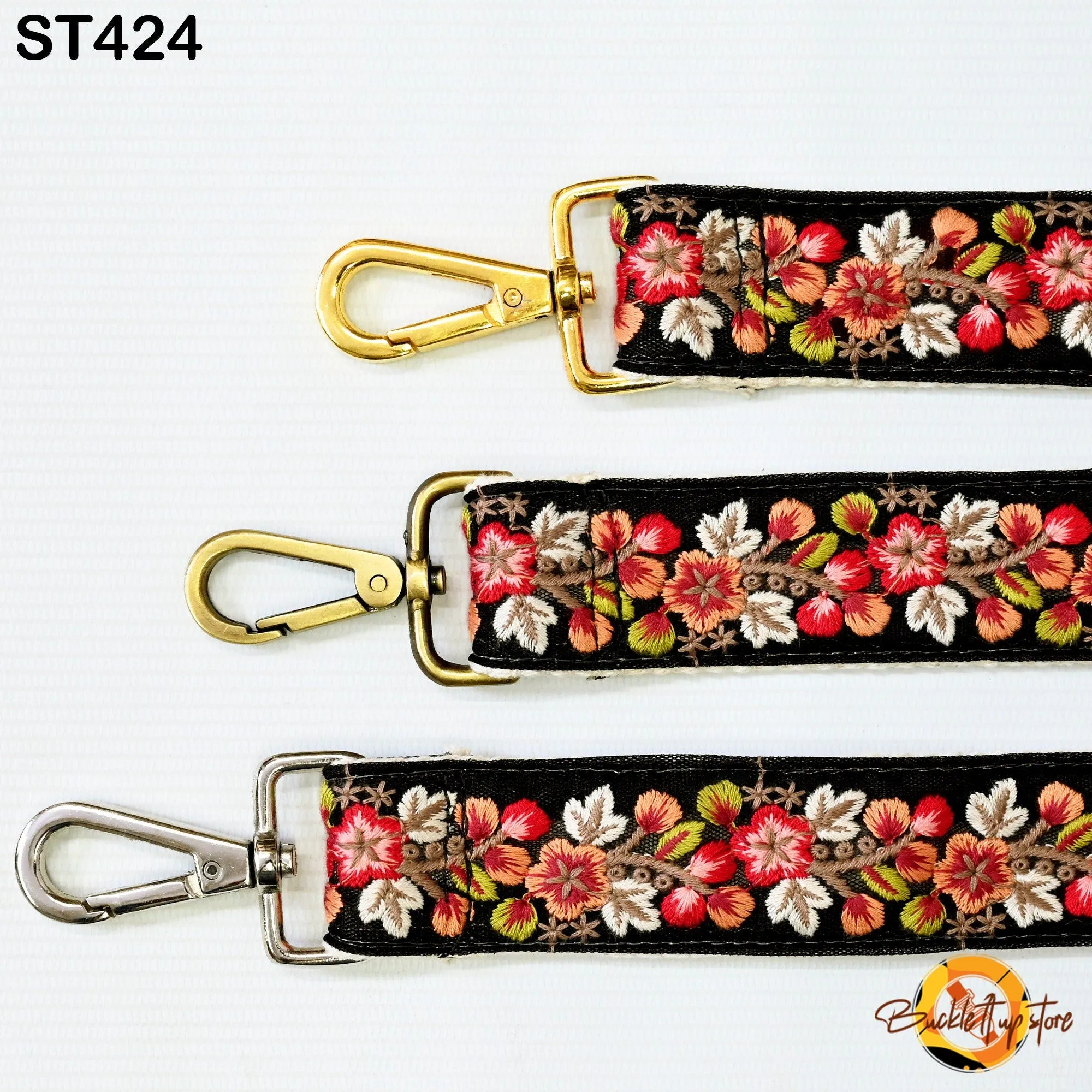 Gift for Dad Embroidered Messenger Bags Strap Crossbody Strap for Purses Boho  Embroidery Replacement Strap Boho Guitar Strap Handbag Strap