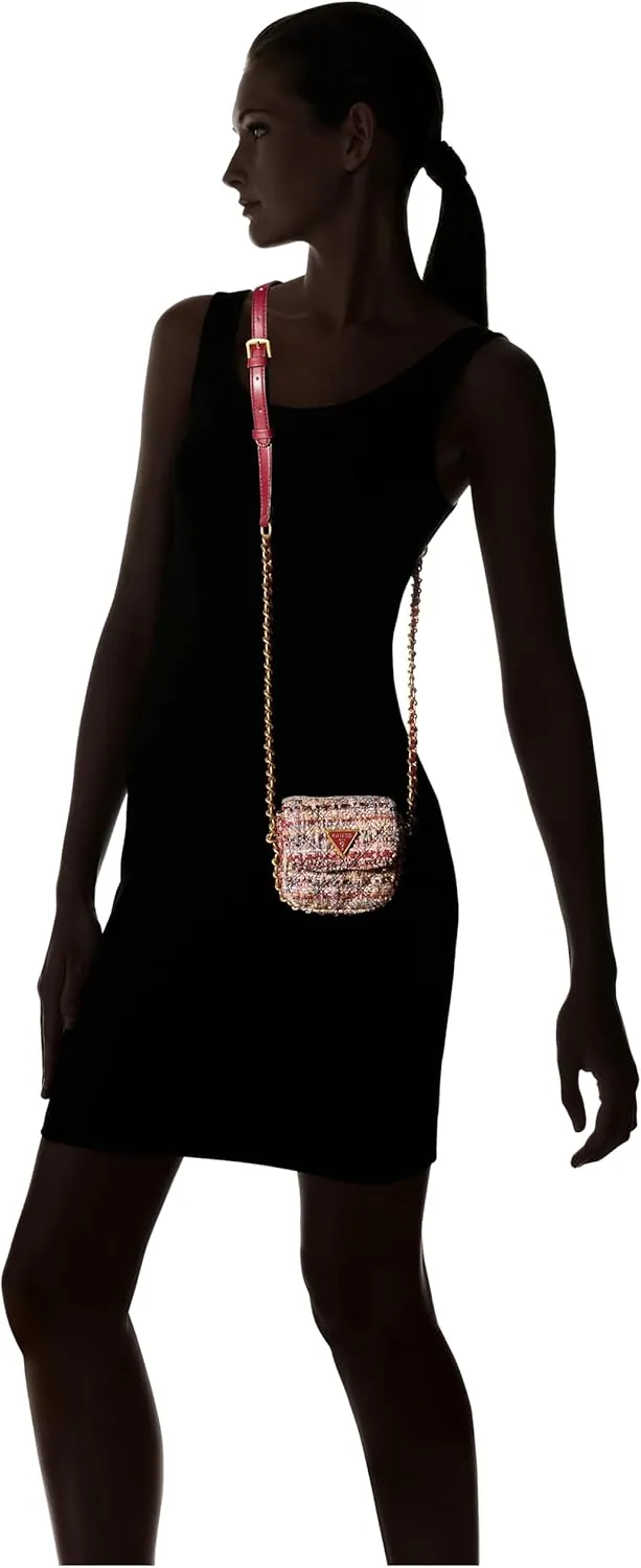 Giully Tweed Micro Mini Crossbody