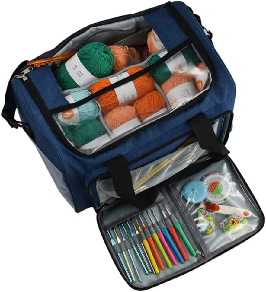 GLSTOY Travel Duffle Bag Large Capacity Suit Bag Woolen Yarn Organizer Household Organizer