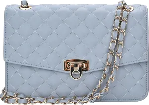 GM LIKKIE Quilted Shoulder Bag for Women, Medium Flap Crossbody Handbag with Chain Strap, Soft Vegan Leather Clutch Purse