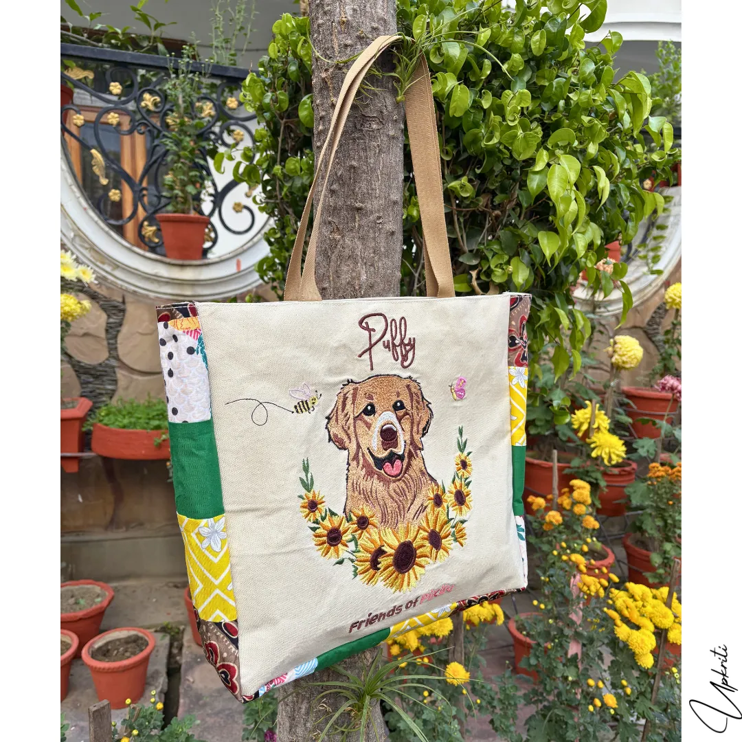 Golden Lab Sunshine Tote Bag
