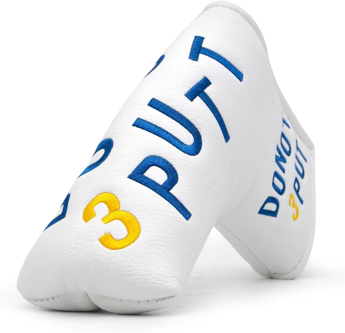 Golf Club Head Covers Funny Mallet Putter Cover with Strong Magnetic Headcovers Fits Most Putters Scotty Cameron, Taylormade, Odyssey, Callaway Mallet Putter Headcover