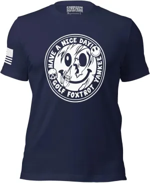 Golf Foxtrot Yankee Pro 2A Gun Enthusiast USA Freedom Patriotic Men's T-Shirt Navy S