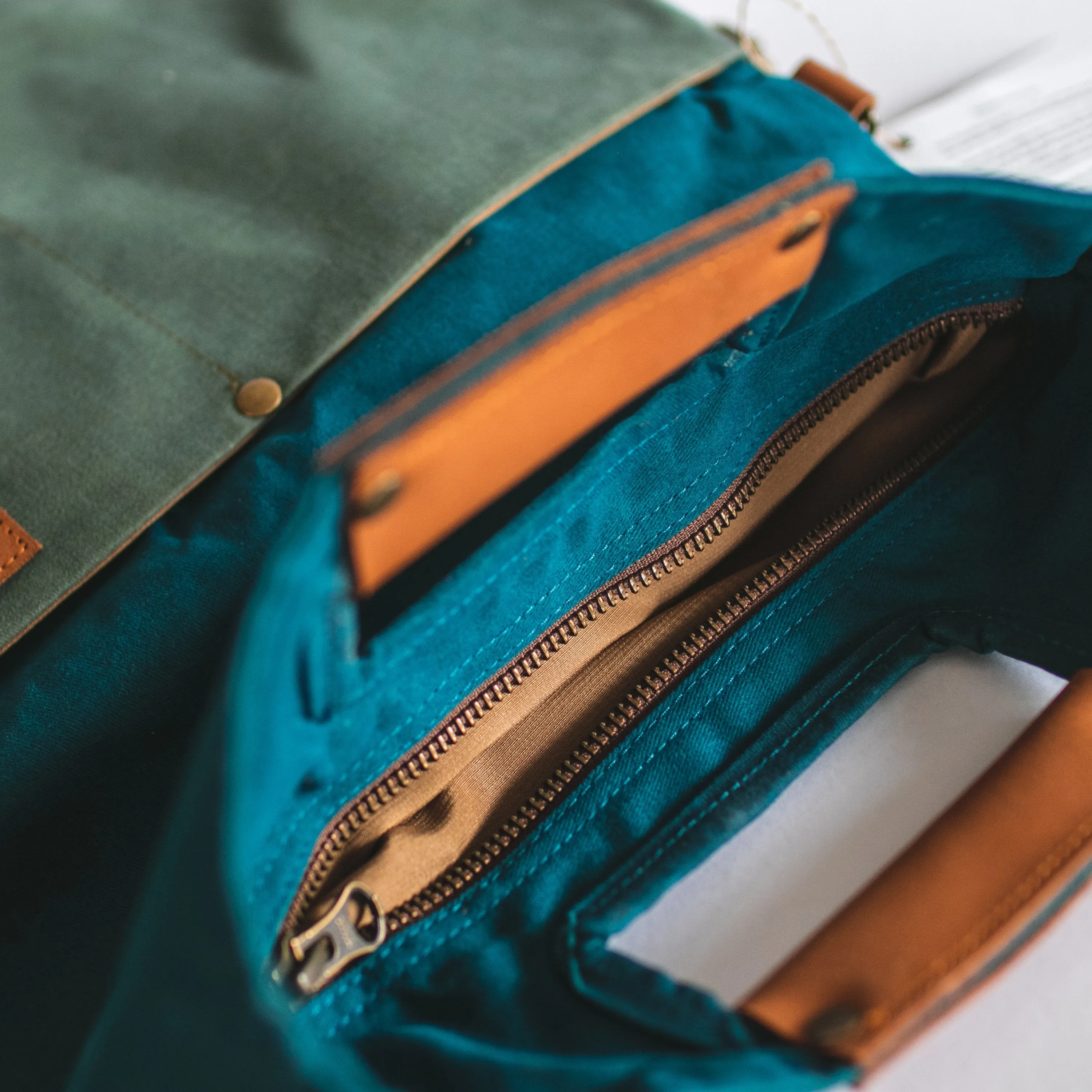 Gouache Sawyer Waxed Canvas 3-Way Bag