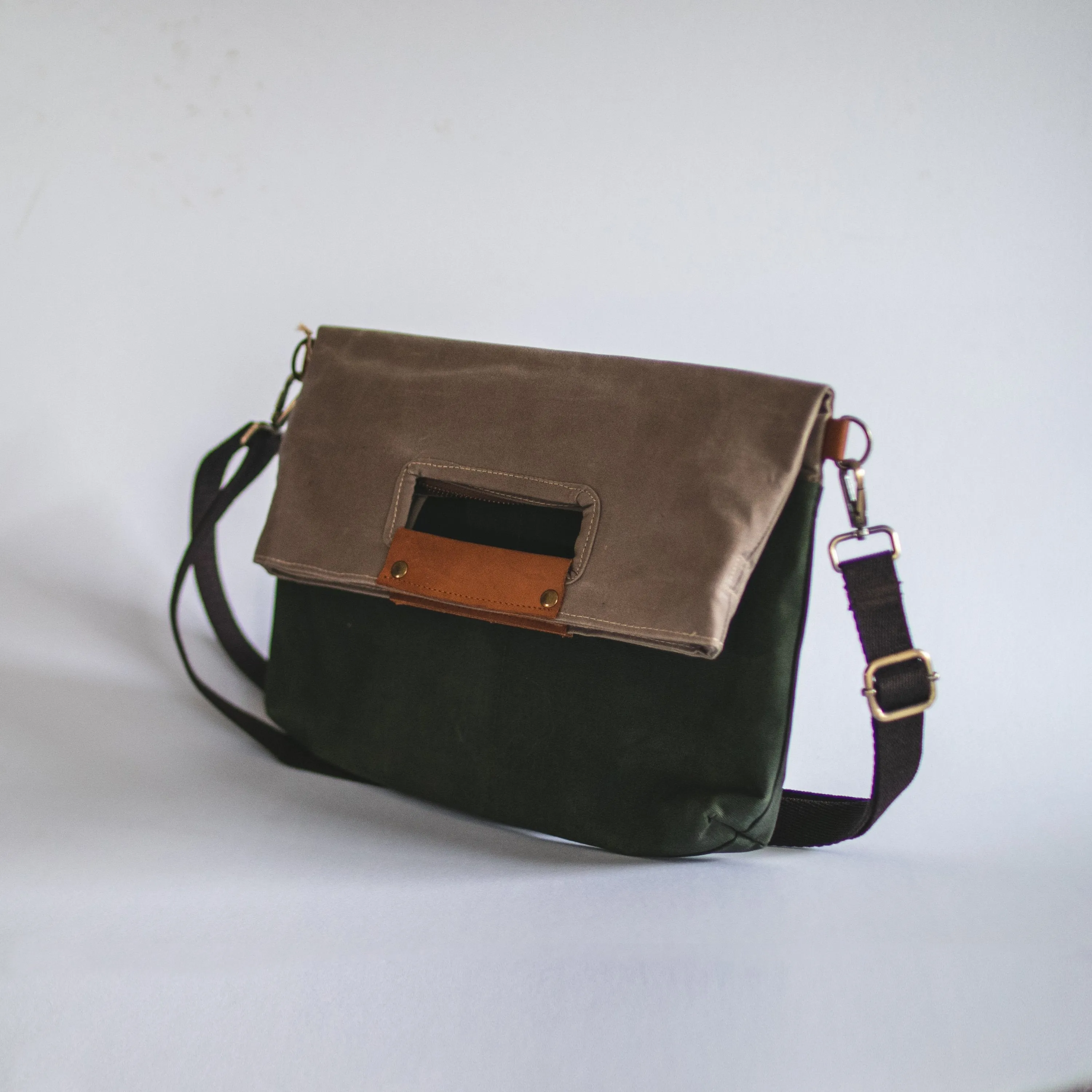 Gouache Sawyer Waxed Canvas 3-Way Bag