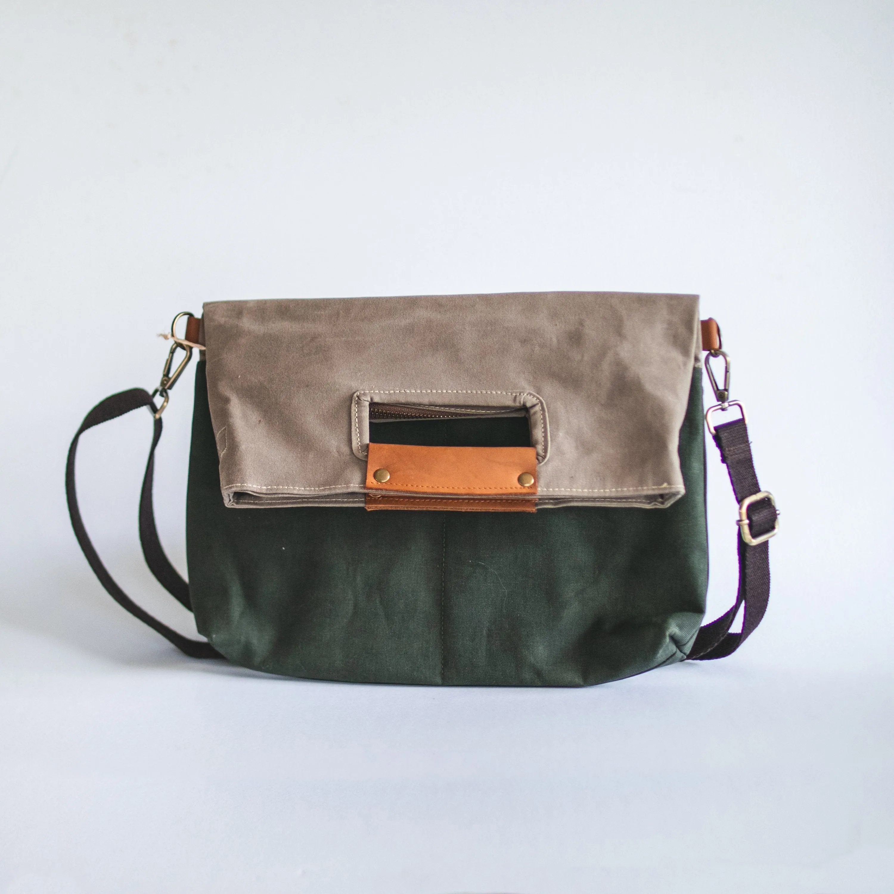 Gouache Sawyer Waxed Canvas 3-Way Bag