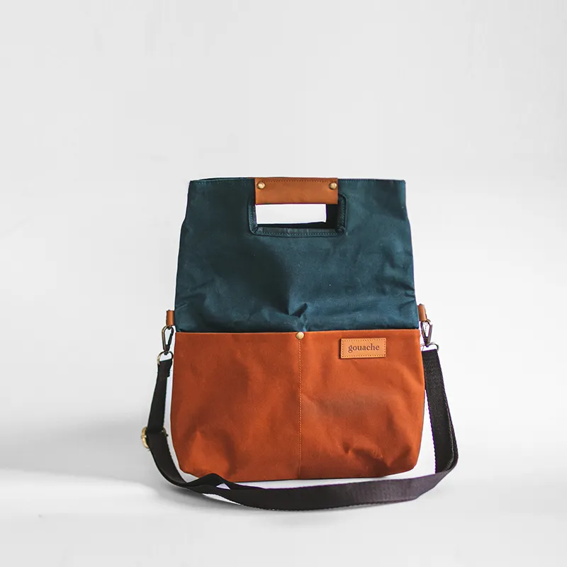 Gouache Sawyer Waxed Canvas 3-Way Bag