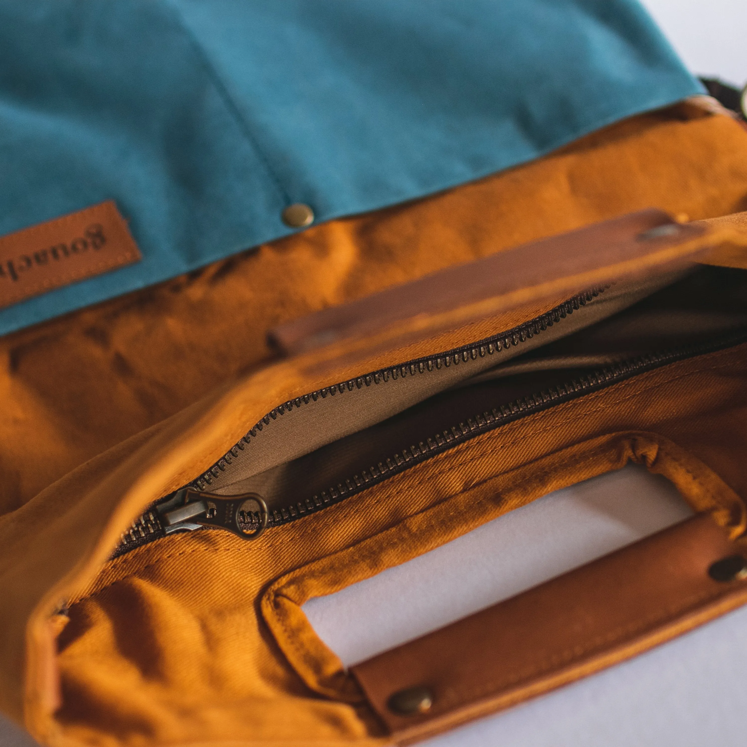 Gouache Sawyer Waxed Canvas 3-Way Bag
