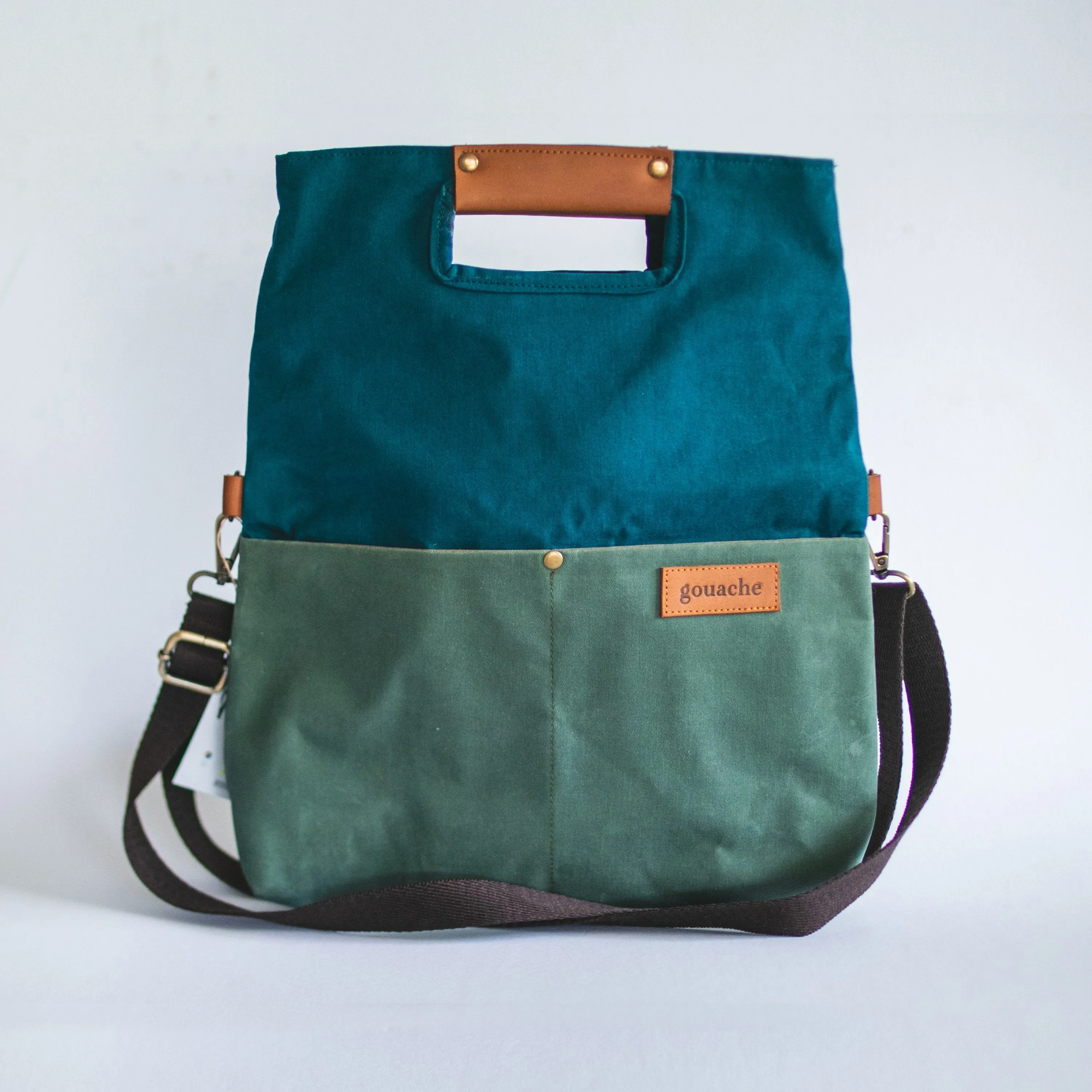 Gouache Sawyer Waxed Canvas 3-Way Bag
