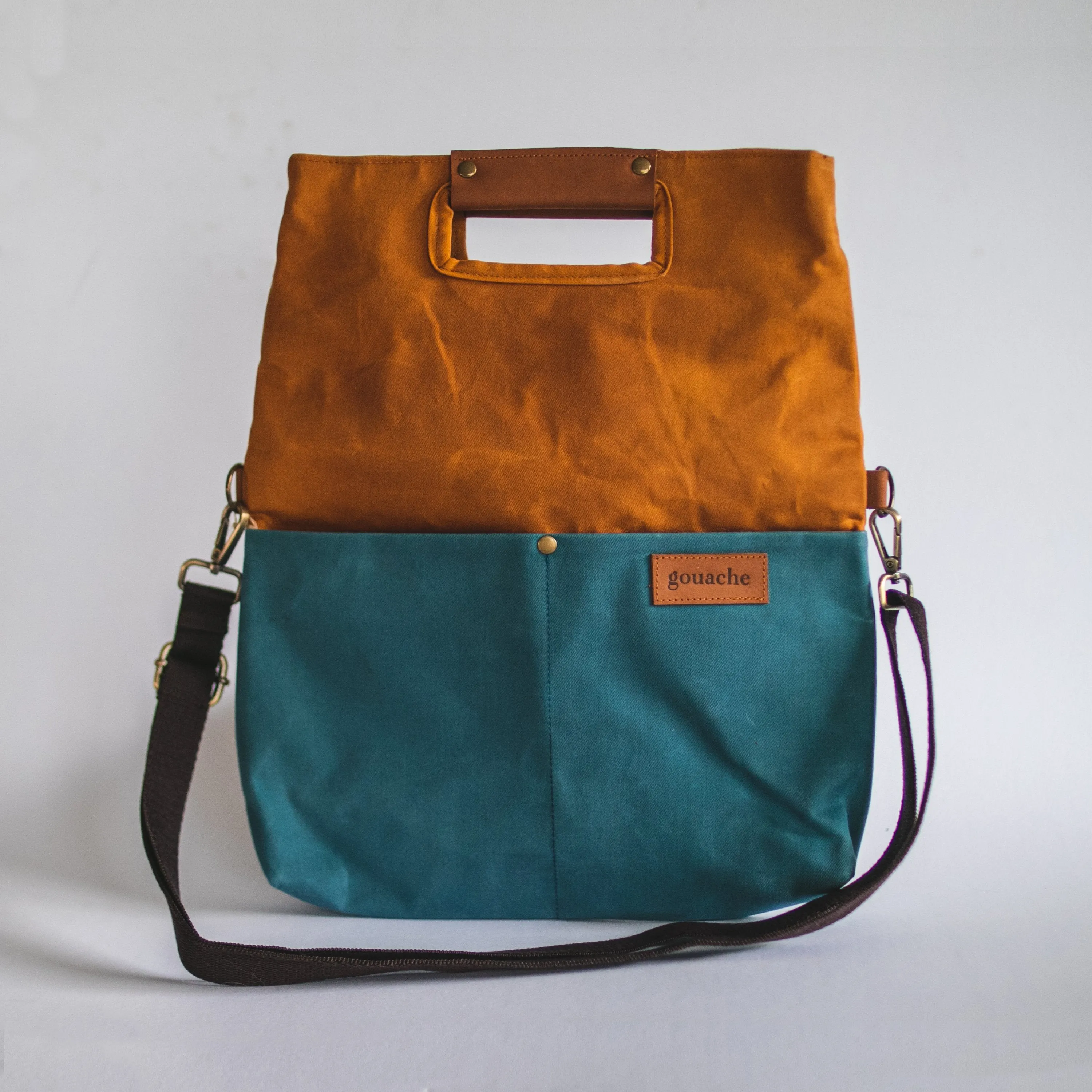 Gouache Sawyer Waxed Canvas 3-Way Bag