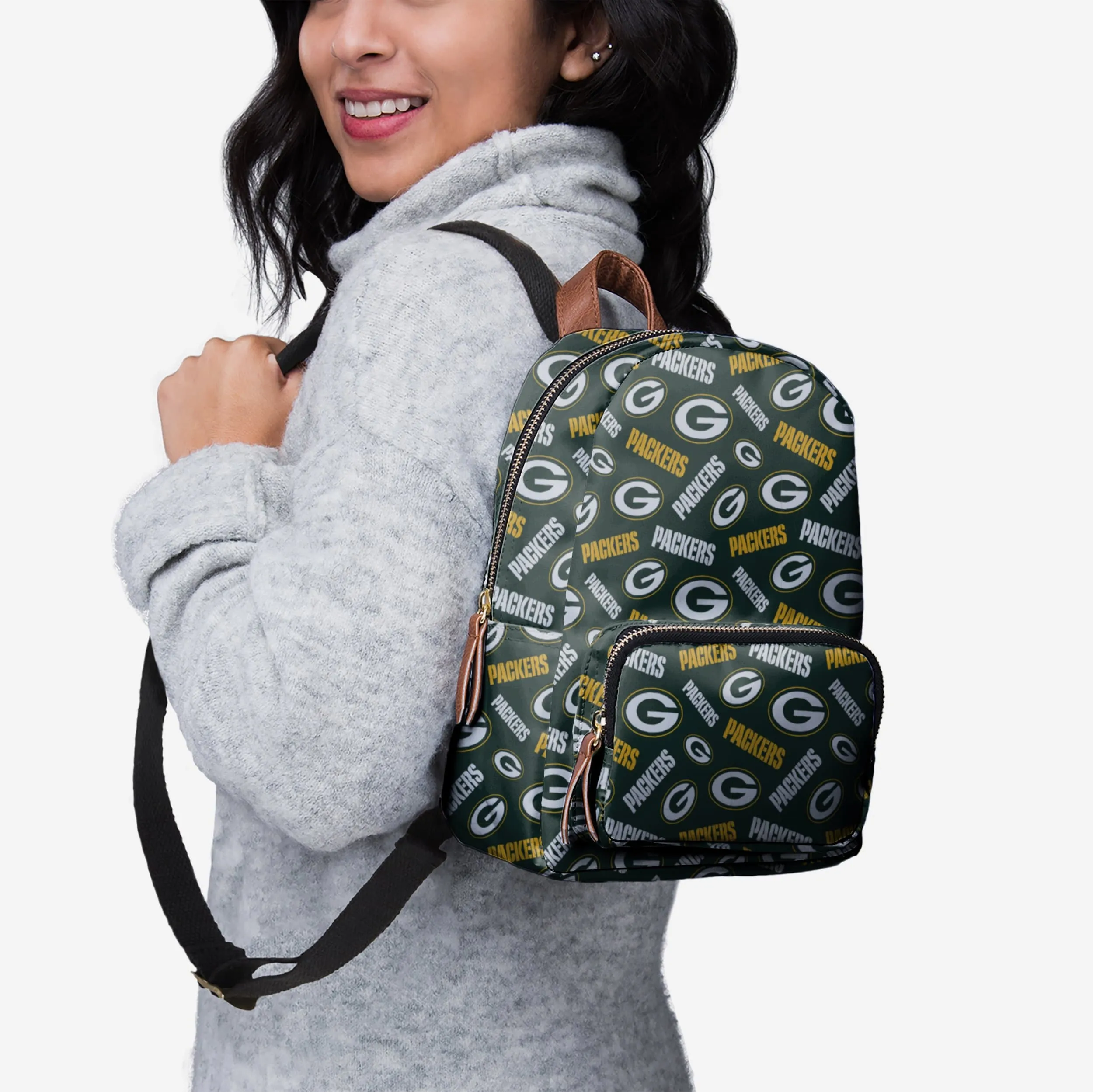 Green Bay Packers Printed Collection Mini Backpack