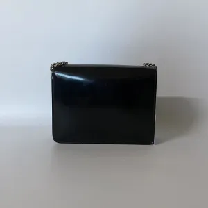 Gucci N Black Leather Shoulder Bag