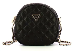 Guess Giully Circle Bag Quilted Bag In Black For Women