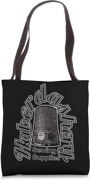 Haberdashery Sewing Supplies Thimble Vintage Tote Bag