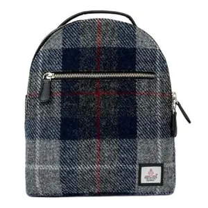 Harris Tweed Baby Backpack (Blue Check)