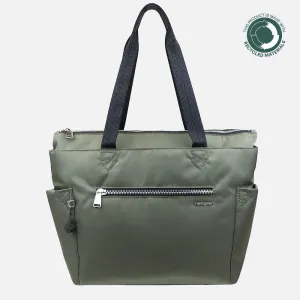 Hedgren Margaret Sustainably Made Tote Olive Night