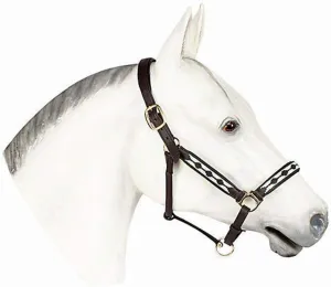 Henri de Rivel HDR Embroidered Cal Havana Leather Halter Pony