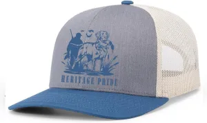 Heritage Pride Mens Lab Hunting Mallard Duck Embroidered Mesh Back Trucker Hat