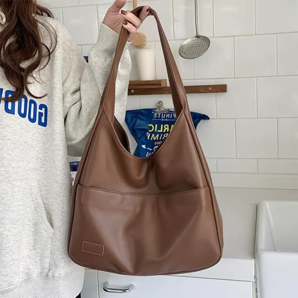 Hiltrud | Vegan leather shoulder bag