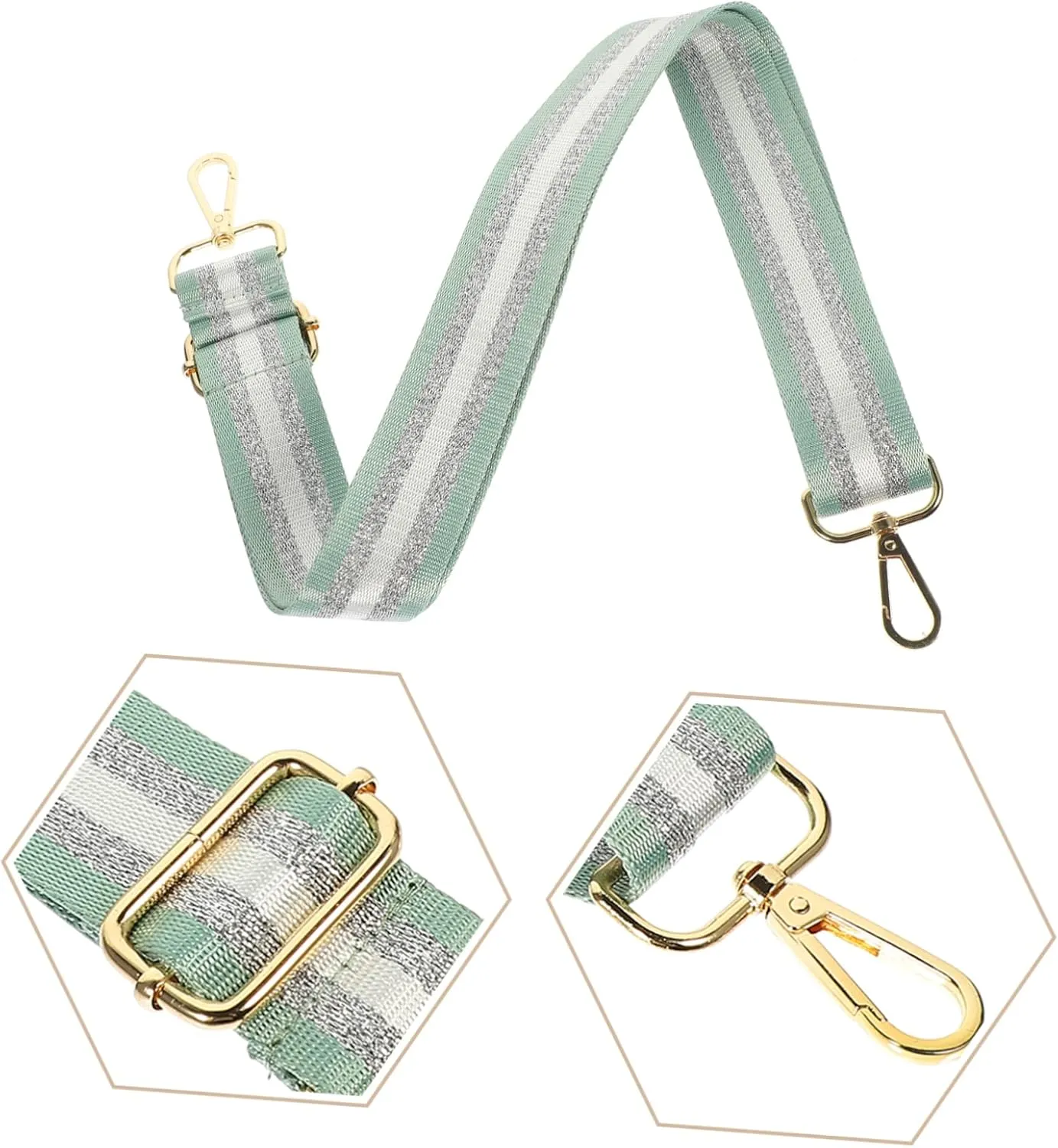 HOMSFOU Bag Shoulder Strap Women's Handbag Crossbody Sling Bag Replacement Strap