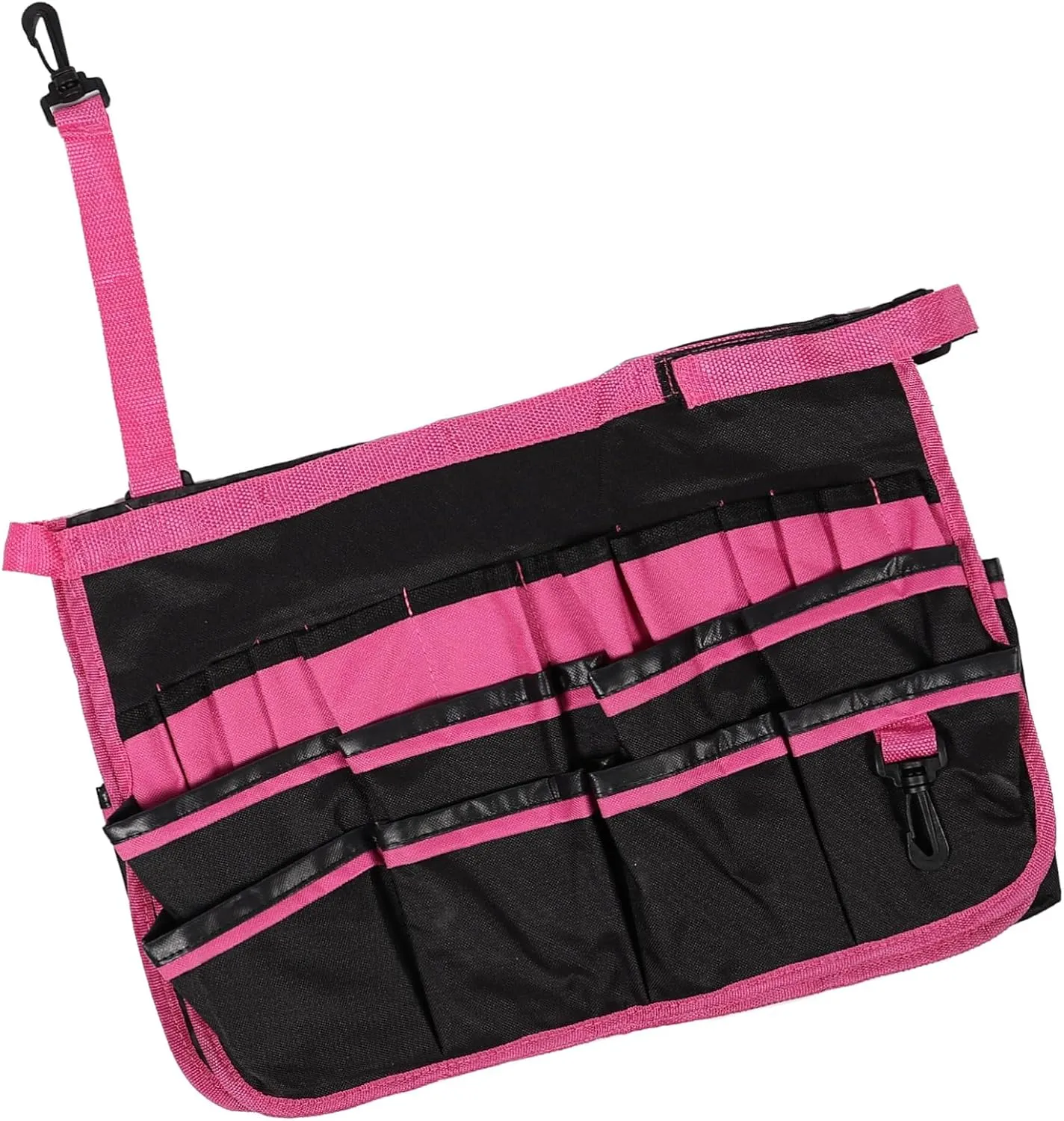 HOMSFOU Garden Tool Tote Bag Multi Pockets Oxford Cloth Storage Organizer for Outdoor